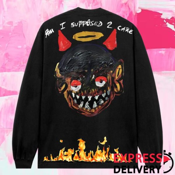 kenny Xxxtentacion Merch Store Am I Supposed To Care Long Sleeve Blacka