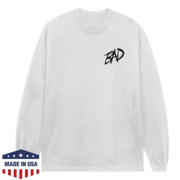 kenny Xxxtentacion Merch Store Am I Supposed To Care Long Sleeve White