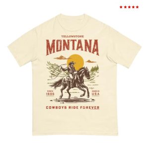 kenny Yellowstone Merch Store Shop Yellowstone Cowboys Ride Forever Comfort Colors T Shirt