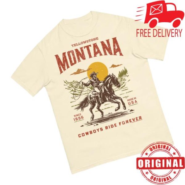 kenny Yellowstone Merch Store Shop Yellowstone Cowboys Ride Forever Comfort Colors T Shirta