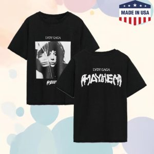 kenny Zara Merch Store Lady Gaga Faded Effect T Shirtaa kenny Zara Merch Store Lady Gaga Faded Effect T Shirtaa