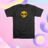 kenny Zero Skateboards Merch Stained Glass Skull Ss Yellow Shirt
