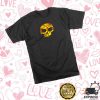 kenny Zero Skateboards Merch Stained Glass Skull Ss Yellow Shirtv
