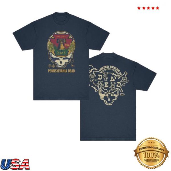 kenny grateful dead merch store Pennsylvania United States of Dead T Shirtv
