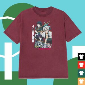 kenny 100Thieves Merch Store 3 Hashira T Shirt Mahogany