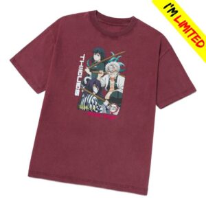 kenny 100Thieves Merch Store 3 Hashira T Shirt Mahoganya kenny 100Thieves Merch Store 3 Hashira T Shirt Mahoganya