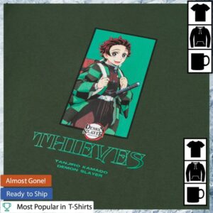 kenny 100Thieves Merch Store Tanjiro Checks T Shirt Forest Greenaa kenny 100Thieves Merch Store Tanjiro Checks T Shirt Forest Greenaa