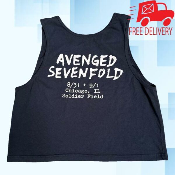 kenny A7x World Merch Store Wesbat Soldier Field Pop Up Womens Tank Topa
