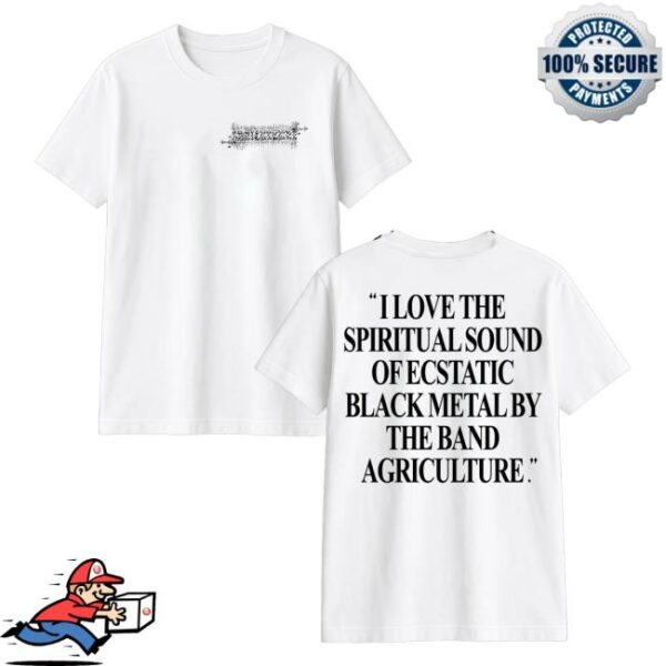 kenny Agriculture Music Merch Store Ecstatic Black Metal Shirt