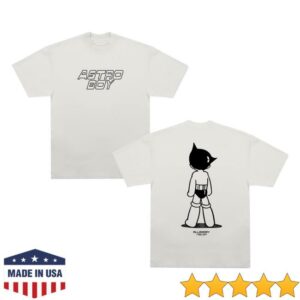 kenny Allegory House Merch Store The Mighty Atom Stands Tall Tee For Astro Boy Off White