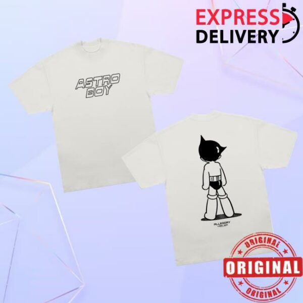 kenny Allegory House Merch Store The Mighty Atom Stands Tall Tee For Astro Boy Off Whitea