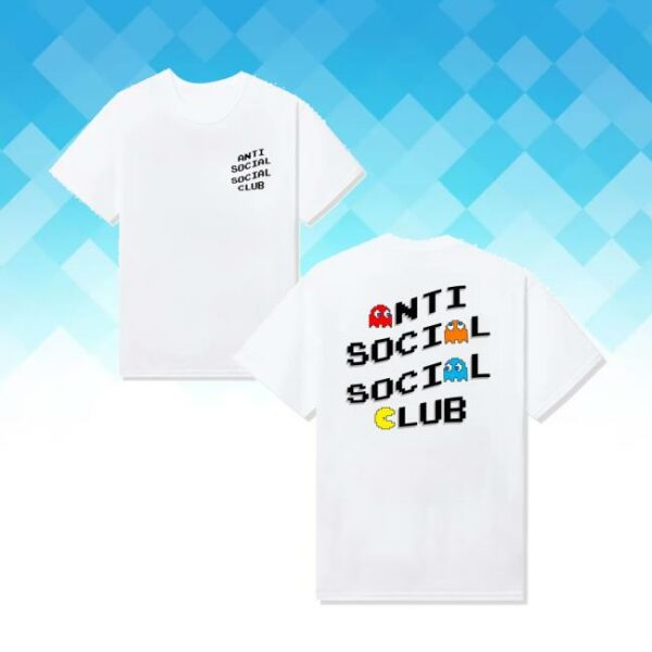 kenny Antisocialsocialclub Merch Store Assc X Pac Man Pixel Tee
