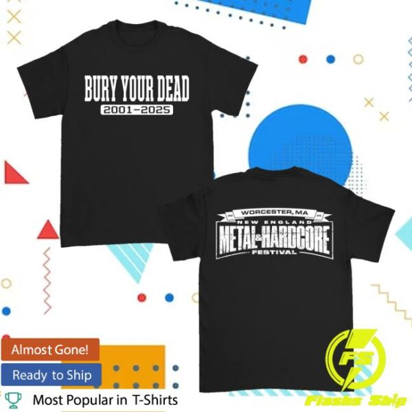 kenny Armada Merch Store Bury Your Dead Varsity Black Teeaa