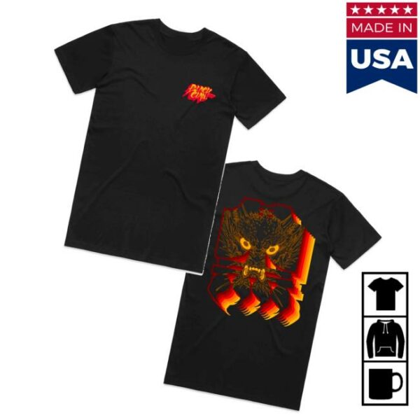 kenny Blackclaw Merch Store 70S Kanji Blk Teev