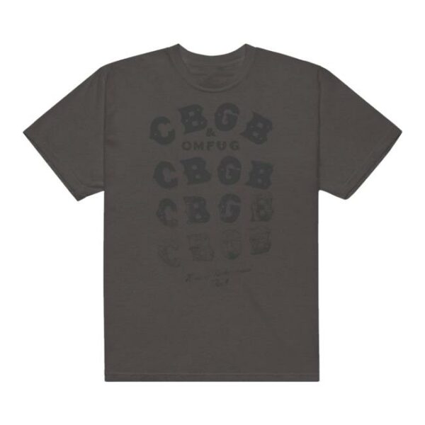 kenny Cbgb Merch Store Cbgb Stacked Logo Tee