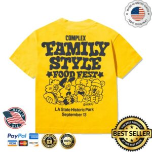 kenny Complex Merch Store Verdy Family Style Verdy X Fsff Logo T Shirt Yellowa