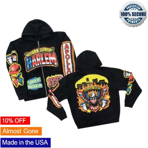kenny Cough Syrup Merch Store Awful Lot Of Harlem Hoodiea
