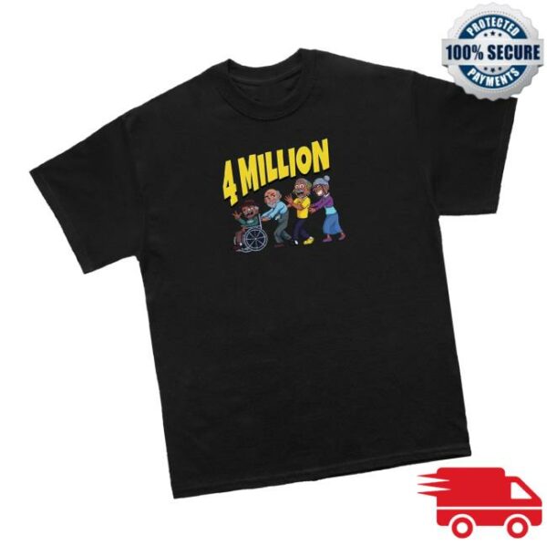 kenny Daydrian Harding Merch Store 4 Million Subscribers Black Teea