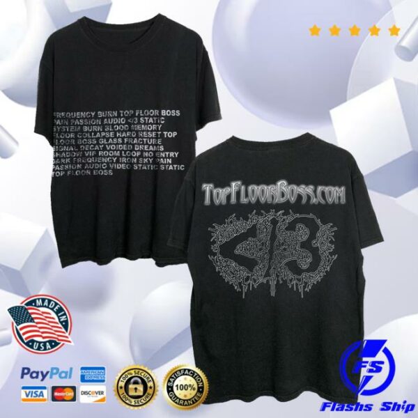kenny Destroy Lonely Merch Store Top Floor Boss Poem T Shirt