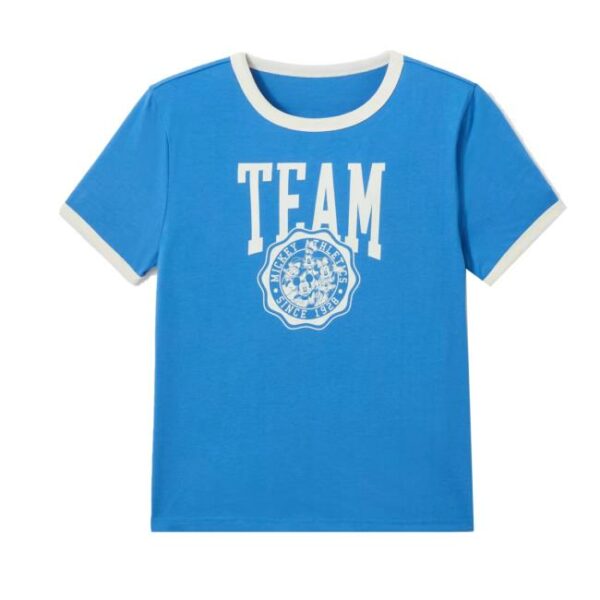 kenny Disney Store Merch Mickey Mouse And Friends Collegiate Ringer T Shirt