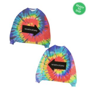 kenny Etnaveravela Merch Store I'M With Stupid Multicolored Longsleevev kenny Etnaveravela Merch Store I'M With Stupid Multicolored Longsleevev
