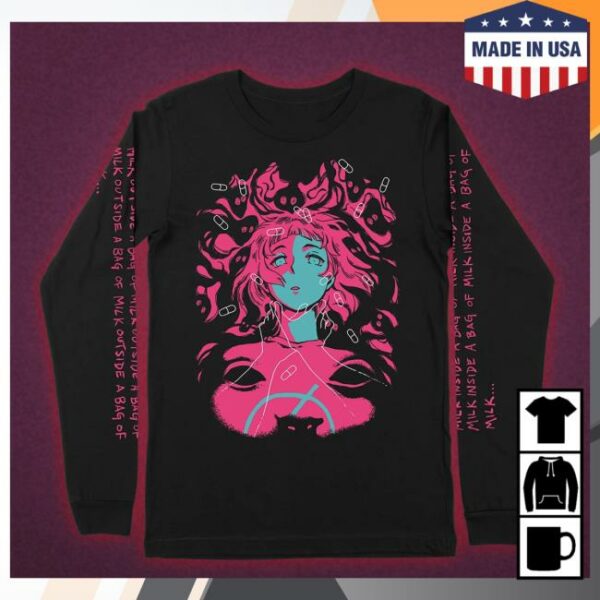 kenny Fangamer Merch Store A Bag Of Milk Asphyxia Ls