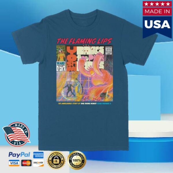 kenny Flaming Lips Merch Yoshimi Comic Cover Tee