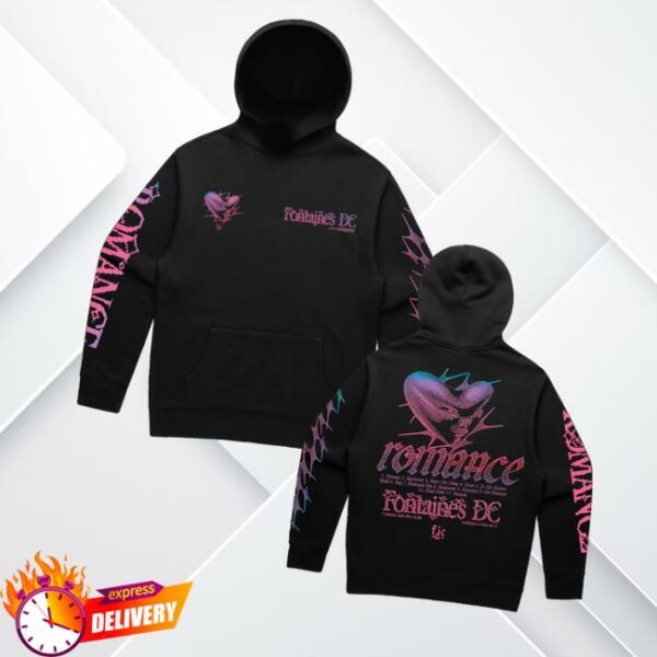 kenny Fontaines Dc Shop Merch Romance Tracklist Black Hoodiev