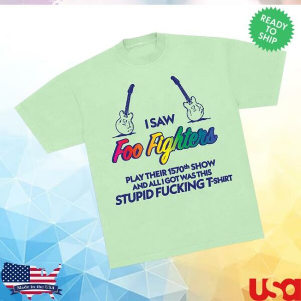 kenny Foo Fighters Merch 1570Th Show Teea