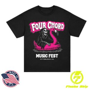 kenny Four Chord Music Festival Merch Store Flamingo Reaper Shirt