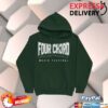 kenny Four Chord Music Festival Merch Store Green Hardcore Pullover Hoodie