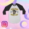 kenny Four Chord Music Festival Merch Store Pirate Baseball Raglan
