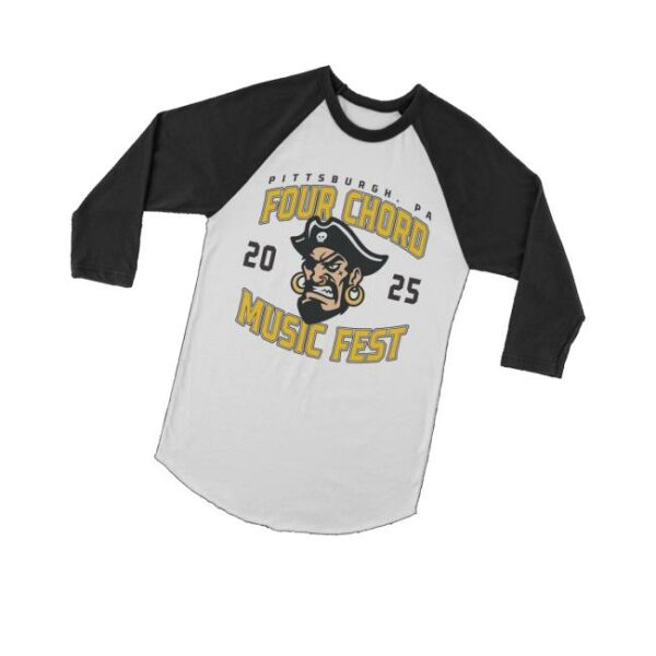 kenny Four Chord Music Festival Merch Store Pirate Baseball Raglanv