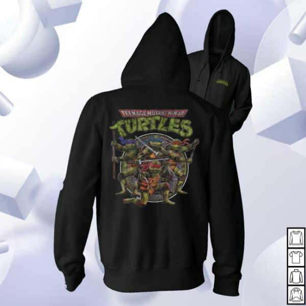 kenny Fright Rags Merch Store Teenage Mutant Ninja Turtles 1990 This Is No Cartoon Zippered Hoodiea