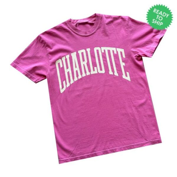 kenny Glory Days Apparel Charlotte Big Block Crunchberry T Shirta