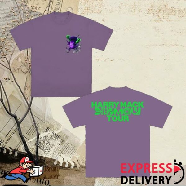 kenny Harry Mack Shop Merch Anomaly Tour 2025 Purple Short Sleeve T Shirt