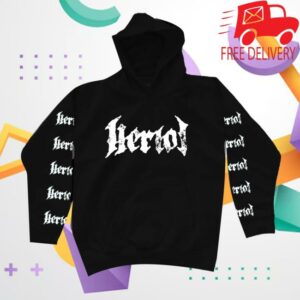 kenny Heriot Metal Store Merch Black Logo Hoodie