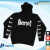 kenny Heriot Metal Store Merch Black Logo Hoodiev