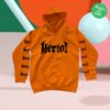 kenny Heriot Metal Store Merch Orange Logo Hoodie
