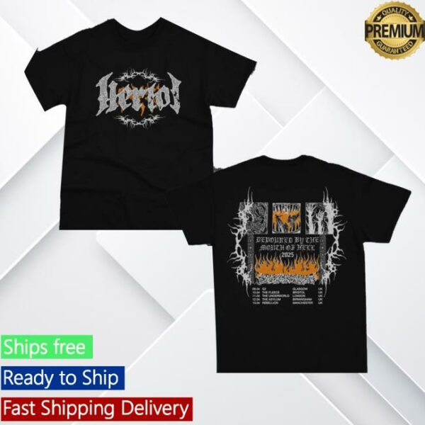 kenny Heriot Metal Store Merch Uk Tour T Shirt