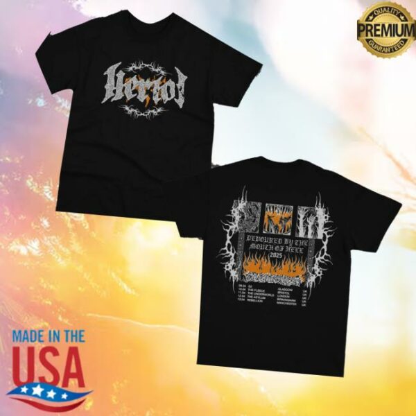 kenny Heriot Metal Store Merch Uk Tour T Shirtv