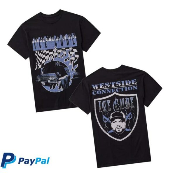 kenny Hottopic Merch Store Ice Cube Portrait Two Sided T Shirta