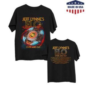 kenny Jeff Lynnes Elo Store Merch Over And Out 2024 Us Tour T Shirt