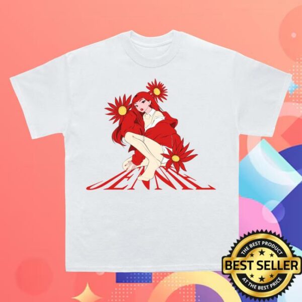 kenny Jennie Merch Store Back To School Anime White Tee