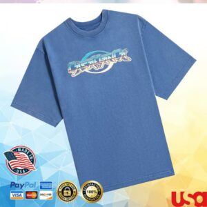 kenny Kith Merch Store Casablanca Chrome Text Printed Oversized Teea kenny Kith Merch Store Casablanca Chrome Text Printed Oversized Teea