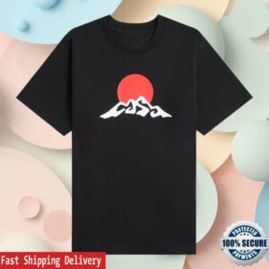 kenny Kith Merch Store Casablanca Montagne White Snow Printed Tee kenny Kith Merch Store Casablanca Montagne White Snow Printed Tee