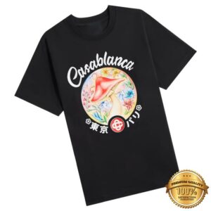 kenny Kith Merch Store Casablanca Mushroom Emblem Printed Teea