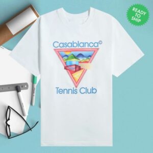 kenny Kith Merch Store Casablanca Tennis Club Icon Printed Tee