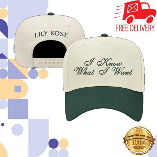 kenny Lily Rose Music Merch Store I Know What I Want Hat