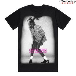 kenny Little Simz Merch Store Lotus Tour All Over Print Black Tee kenny Little Simz Merch Store Lotus Tour All Over Print Black Tee